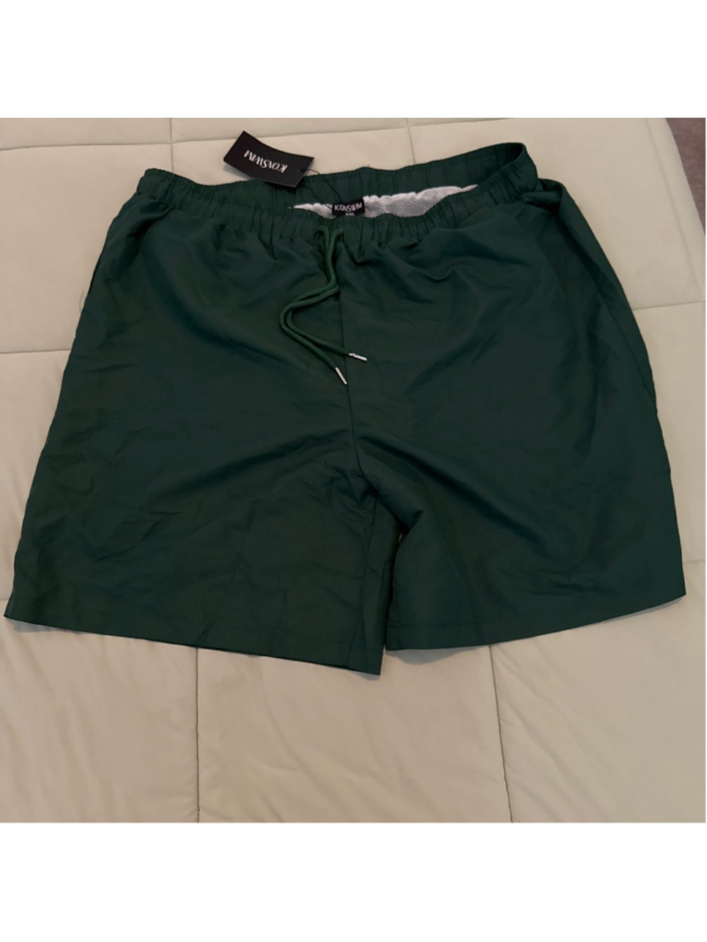 #0252 - Men's ICONSWIM Dark Green Swim Trunks XXL